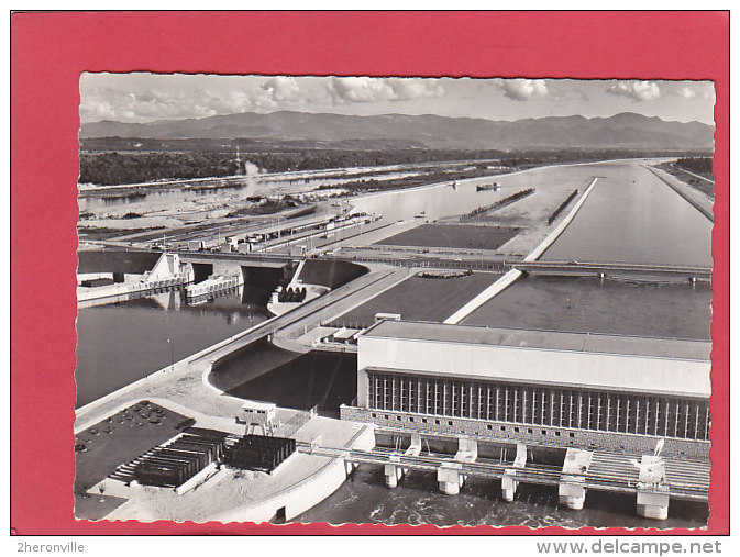 CPSM - EN AVION AU DESSUS DE... 6 Barrage De VOLGELGRÜN - A L'horizon De La Forêt Noire - Vogelgruen