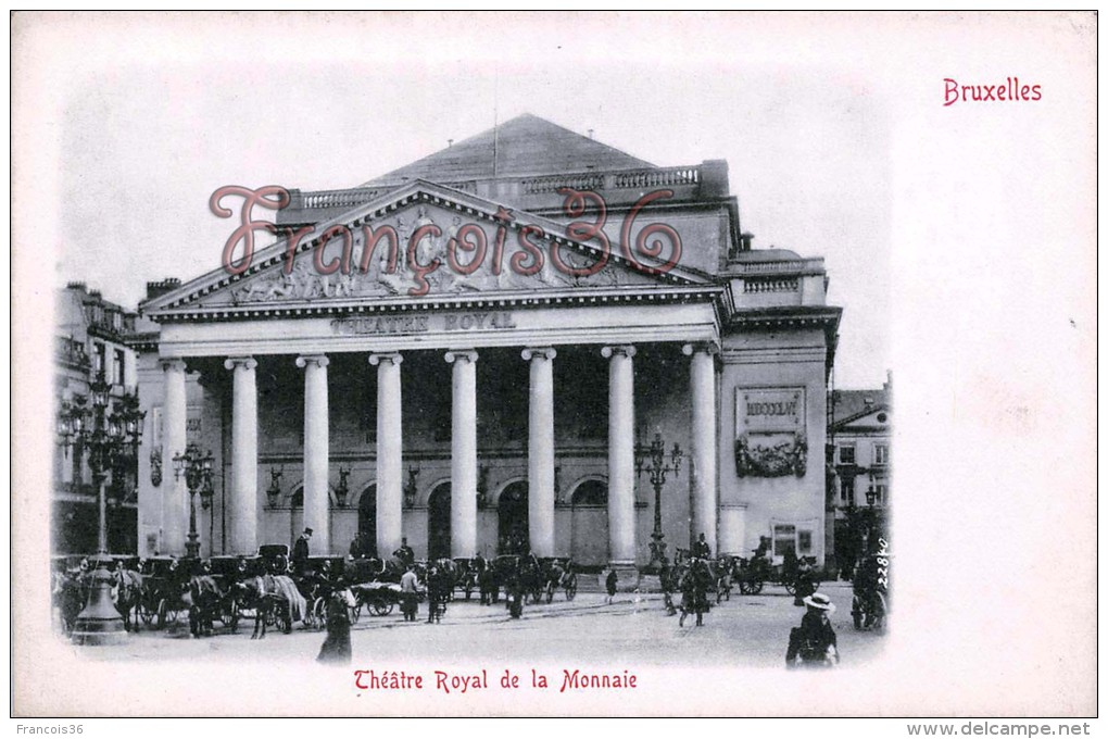 Bruxelles - Théatre Royal De La Monnaie - 2 SCANS - Autres & Non Classés