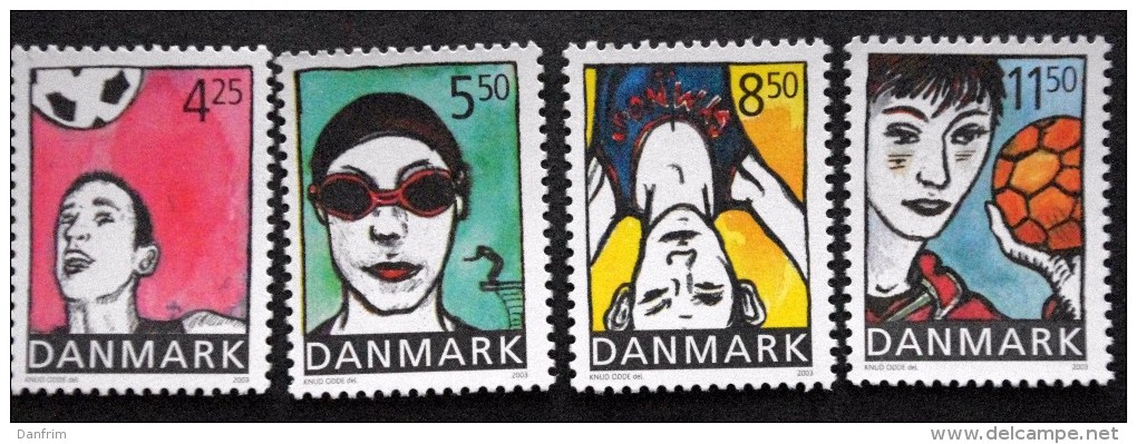Denmark 2003 SPORT MiNr.1331-1334 MNH (**)   ( Lot  B 894 ) - Neufs
