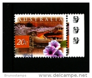 AUSTRALIA -  2003  20c.  SALTWATER CROCODILE  3 KOALAS  REPRINT  FINE USED - Ensayos & Reimpresiones