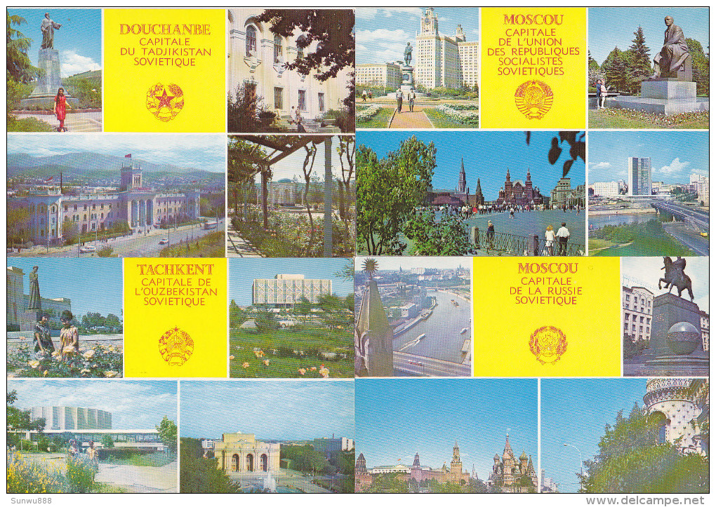 URSS CCCP - Carnet Complet 16 Cartes - 16 Capitales - Russia