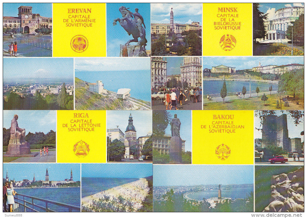 URSS CCCP - Carnet Complet 16 Cartes - 16 Capitales - Russia