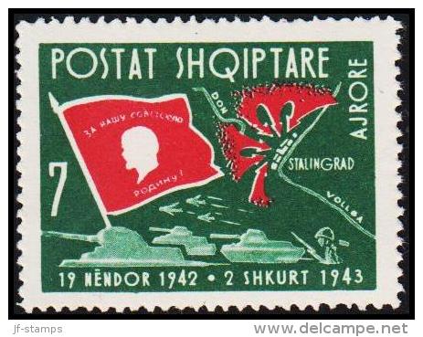 1963. Stalingrad. Air Mail. 7 L. (Michel: 726) - JF180786 - Albania