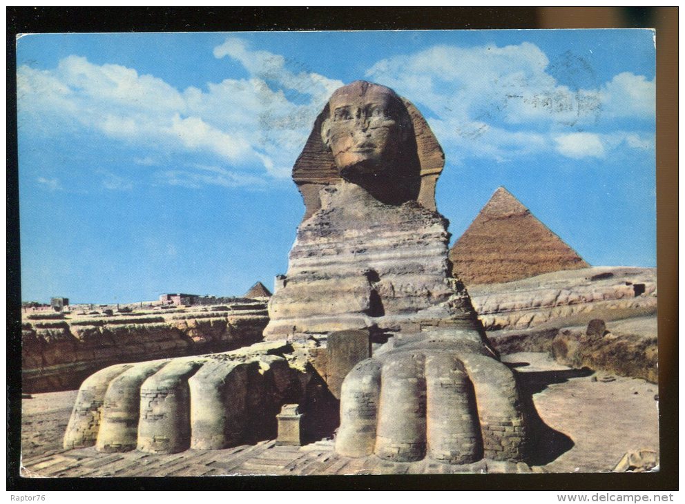 CPM Egypte GIZA The Great Sphinx Et La Pyramide - Gizeh