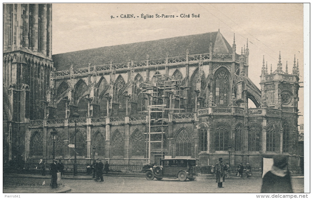 CAEN - Eglise Saint Pierre (avec échafaudage) - Caen