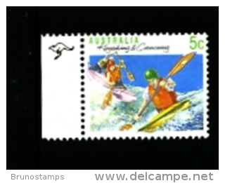 AUSTRALIA -  1997  5c.  CANOEING  1 KANGAROO  REPRINT  MINT NH - Essais & Réimpressions