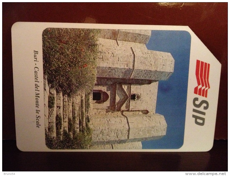 Catalogo Golden Nr  182  Bari Castel Del Monte Da 10.000  Usata   SIP - Públicas Figuración Ordinaria