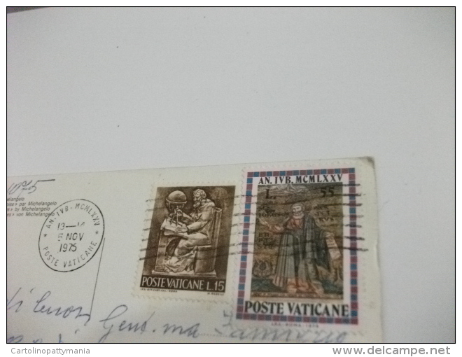 STORIA POSTALE FRANCOBOLLO COMMEMORATIVO Vaticano Roma S. Pietro In Vincoli Mosè Di Michelangelo - Vatican