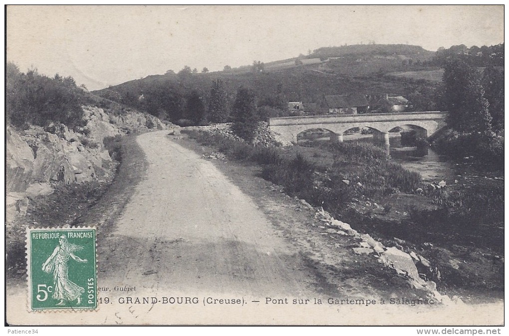 Grand Bourg - Pont Sur La Gartempe à Salagnac - Autres & Non Classés