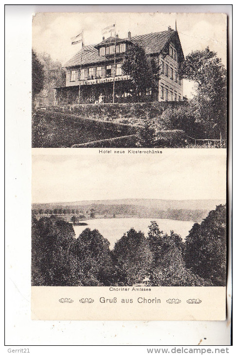 0-1301 CHORIN, Hotel Neue Klosterschänke, 190.., Kl. Druckstelle - Chorin