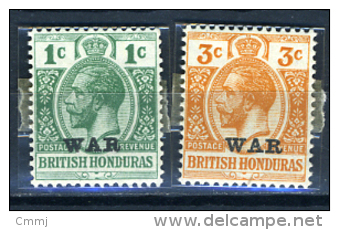 1917 - BRITISH HONDURAS (BELIZE) - Catg. Mi. 80/81 -  NH - (T15112015..) - British Honduras (...-1970)