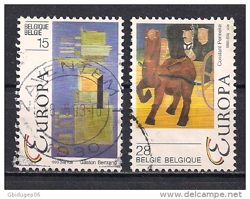 BELGIQUE - YT N° 2501- 2502 - Oblitéré - 1993 - 1993