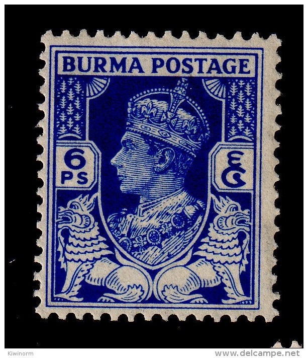 BURMA 1938 6p SG 20 - Mint Lightly Hinged * MLH 11A131 - Burma (...-1947)
