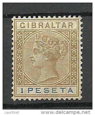 GIBRALTAR 1895 Michel 31 Königin Victoria (*) - Gibraltar