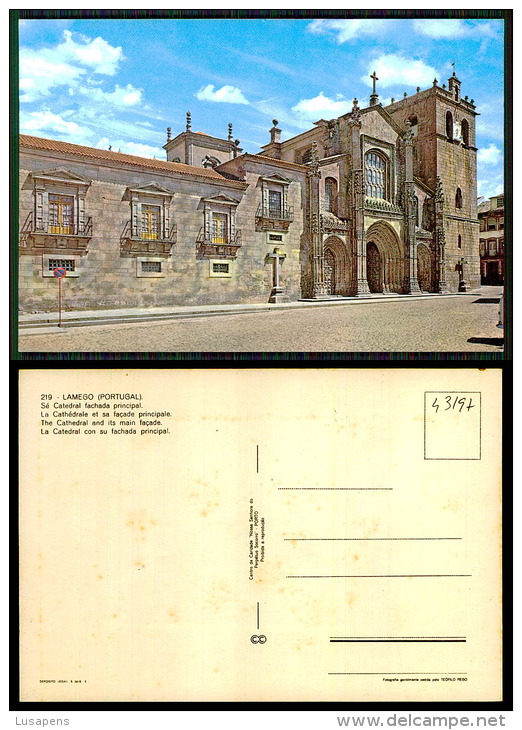 PORTUGAL COR 43197 - LAMEGO - SE CATERAL - Vila Real