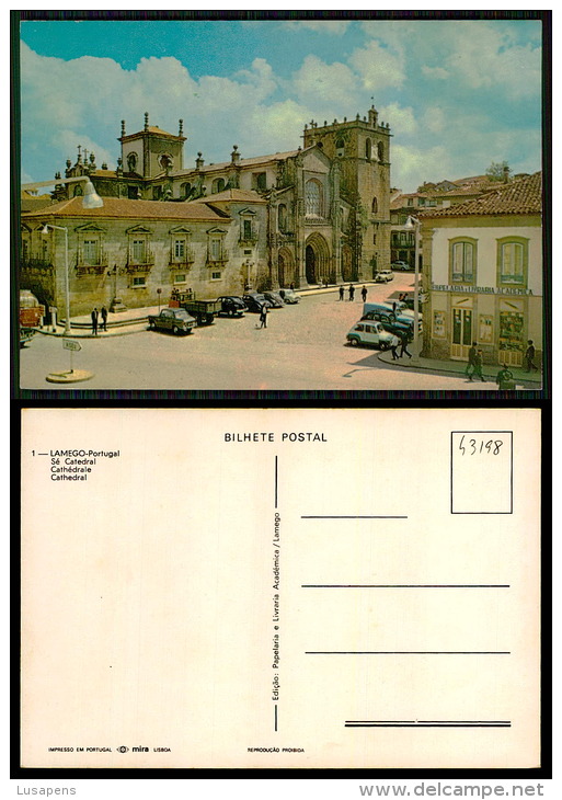 PORTUGAL COR 43198 - LAMEGO - SE CATERAL E PAPELARIA LIVRARIA ACADÉMICA - Vila Real