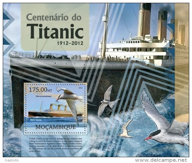 Mozambico 2012, Titanic, Birds, BF - Albatrosse & Sturmvögel