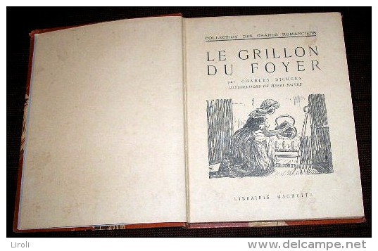 DICKENS Charles : LE GRILLON DU FOYER. Illustrations De FAIVRE - Hachette