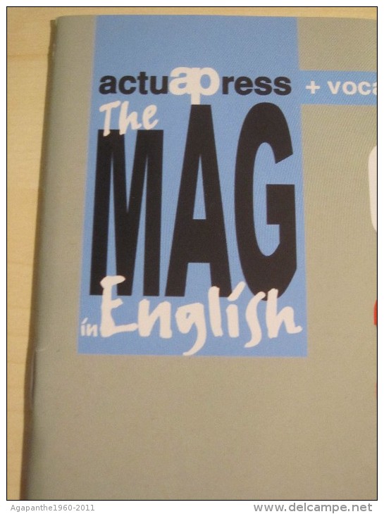 064 - ActuAPress The MAG In ENGLISH  N° 1160 - 2008-07 - MENSUEL  +  CD AUDIO - Opvoeding/Onderwijs