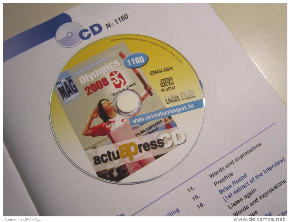 064 - actuAPress The MAG in ENGLISH  N° 1160 - 2008-07 - MENSUEL  +  CD AUDIO