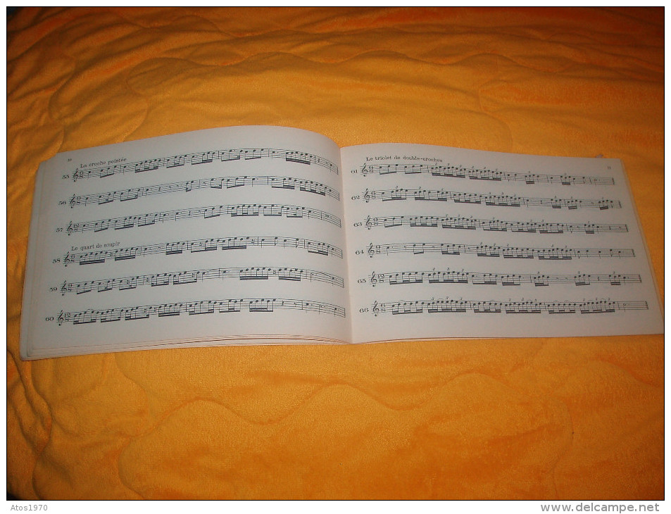PARTITION DATE ?. ETUDE DU RYTHME. / 2E CAHIER : MESURES COMPOSEES. PAR GEORGES DANDELOT PROFESSEUR A L'ECOLE...32 PA - Noten & Partituren