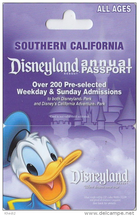 Passeport DISNEY ORLANDO - DISNEYLAND - DONALD DUCK / Scans Recto Verso - 03 - Disney