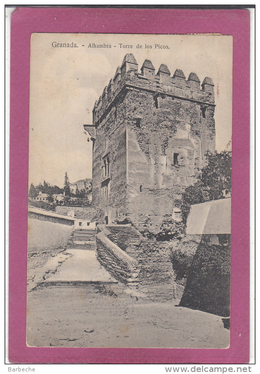 GRANADA .- Alhambra - Torre De Los Picos - Granada