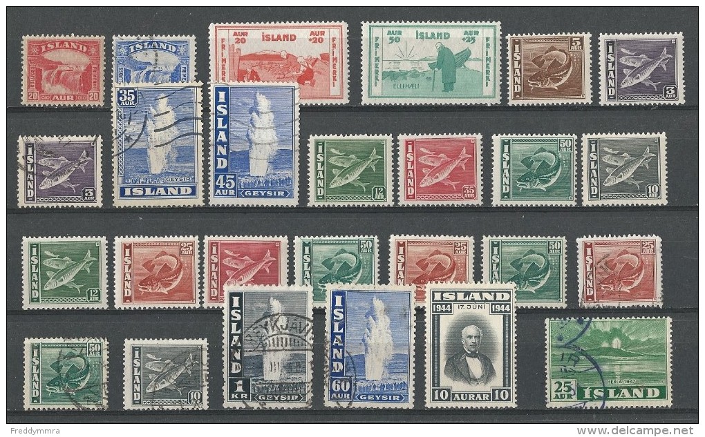 Islande:  1 Lot **/*/oblit - Colecciones & Series