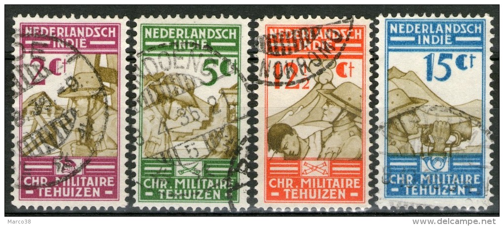 INDE Néerlandaise:  N°203/206 Oblitérés    - Cote 15€ - - Niederländisch-Indien