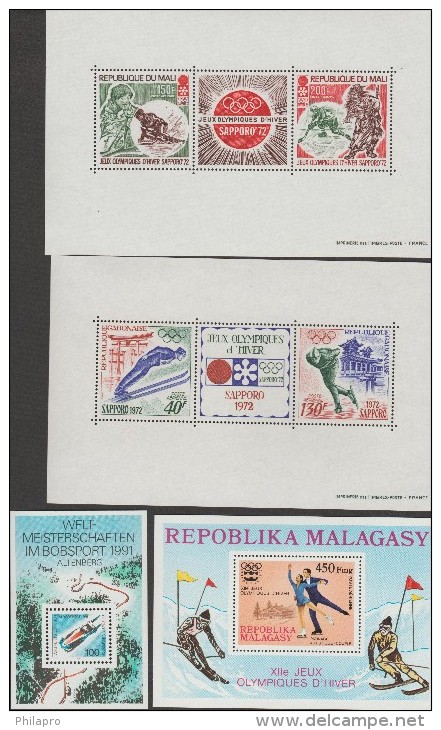 MALI+GABON+MADAGASCAR+ALLEMAGNE  WINTER  SPORTS  **.MNH  Réf  C33 - 1994 – USA