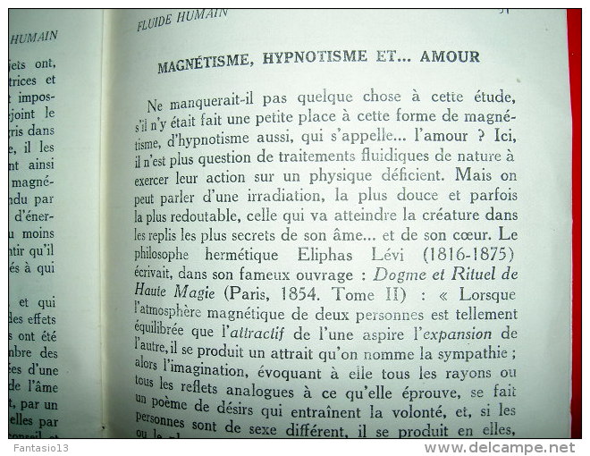 Fluide humain Magnétisme Hypnotisme par Pascal Forthuny 1947 Les mystères des Sciences occultes n°10