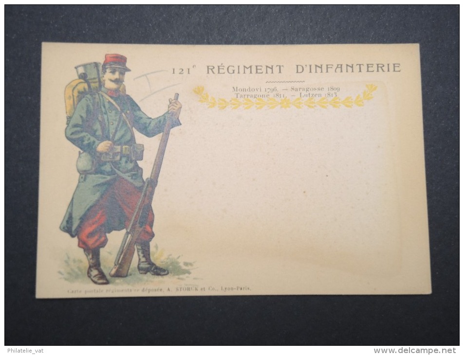 FRANCE - Cp Du 121eme Régiment D'infanterie - A Voir - Lot P13037 - Reggimenti