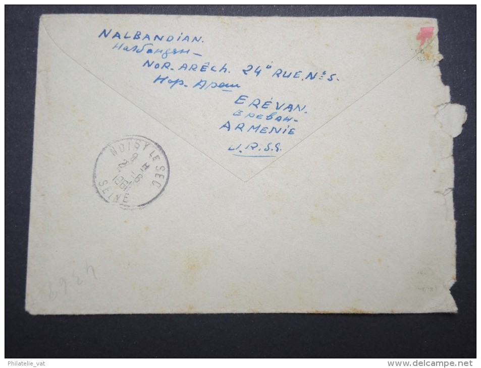 RUSSIE - Entier Postal En Recommandé Et Exprés De Erevan Pour La France En 1961 - A Voir - Lot P13040 - 1960-69