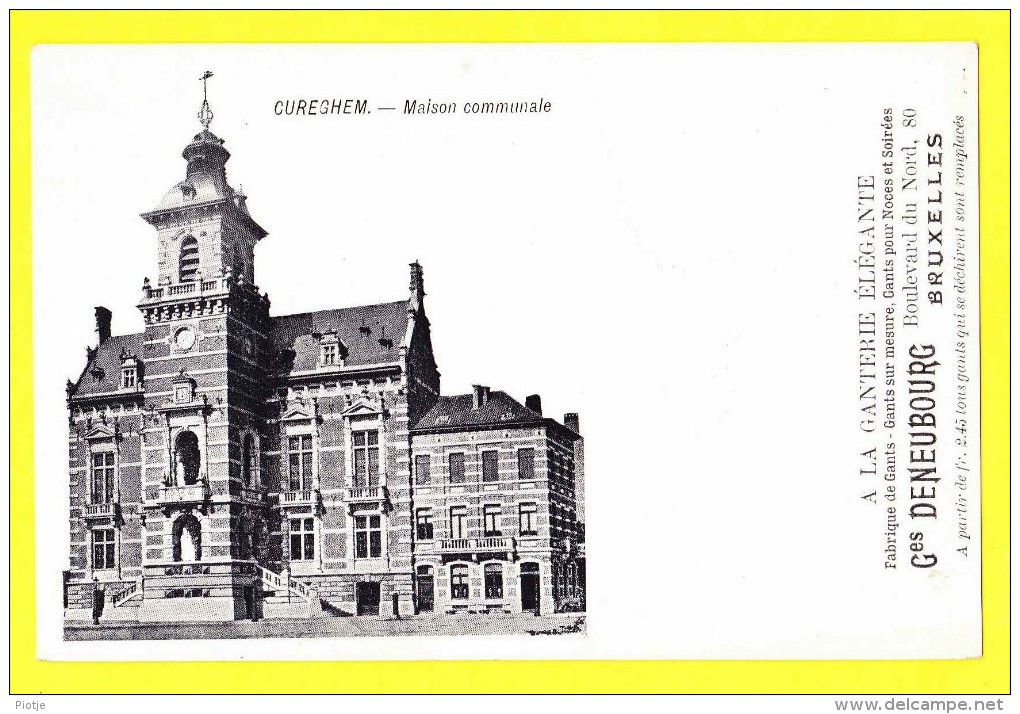 * Curegem - Cureghem (Anderlecht - Brussel - Bruxelles) * (Ganterie élégante - Deneubourg) Maison Communale, TOP - Anderlecht