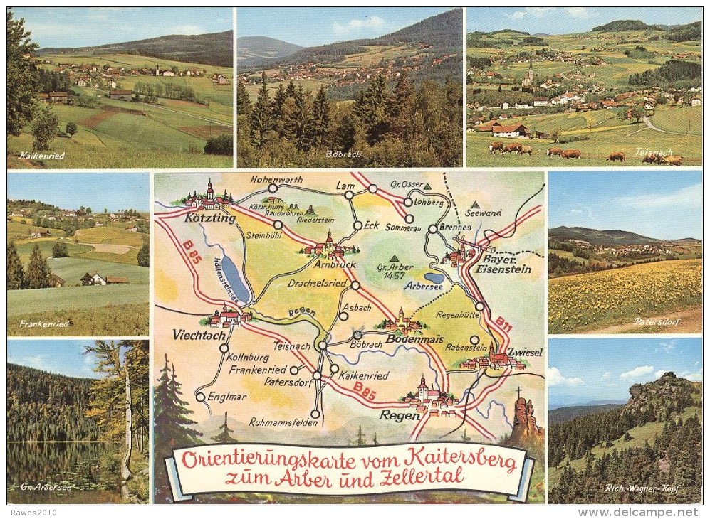 AK Vom Kaitersberg Zum Arber Und Zellertal 1978 - Regen