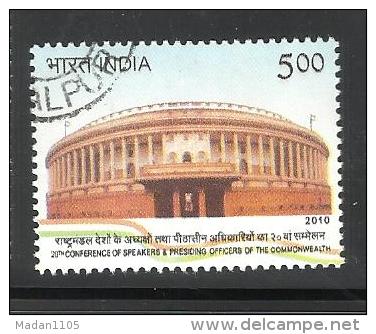 INDIA, 2010, FINE USED, 20th Conference Of Speakers And Presiding Officers Of The Commonwealth, - Gebruikt