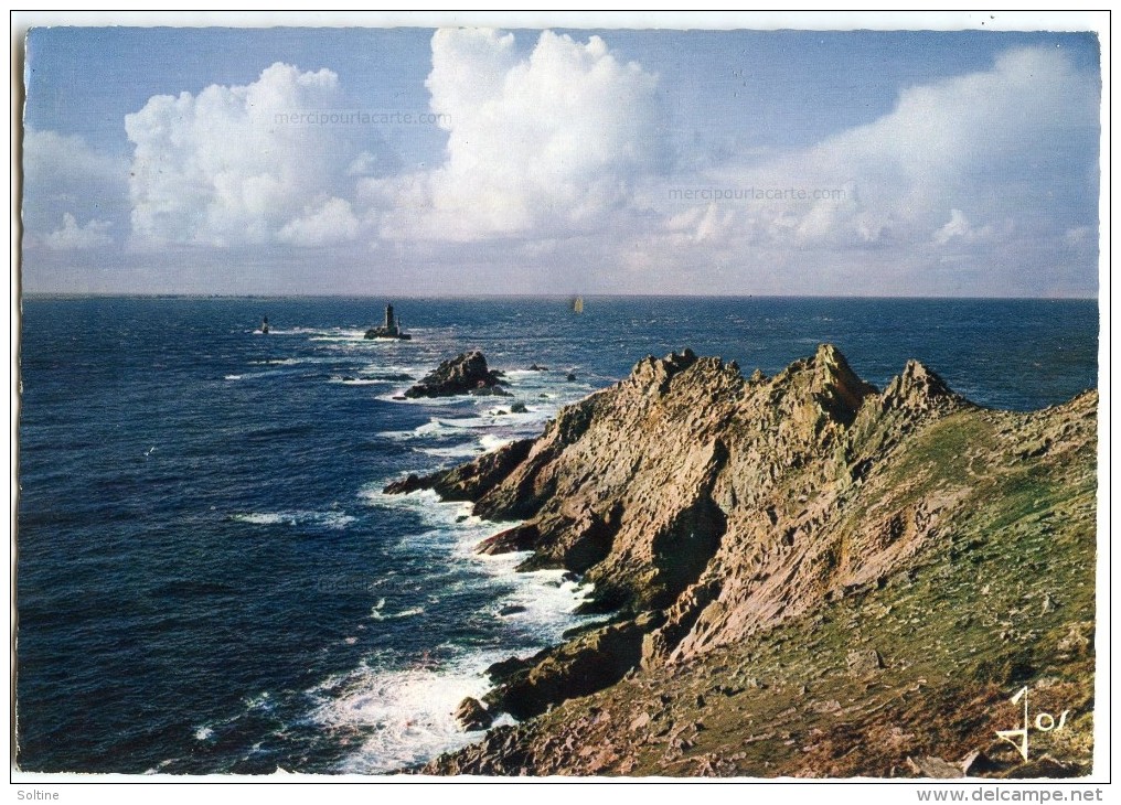 La Pointe Du Raz - Courants Dans Le Raz De Sein - écrite Et Timbrée - 2 Scans - Plogoff