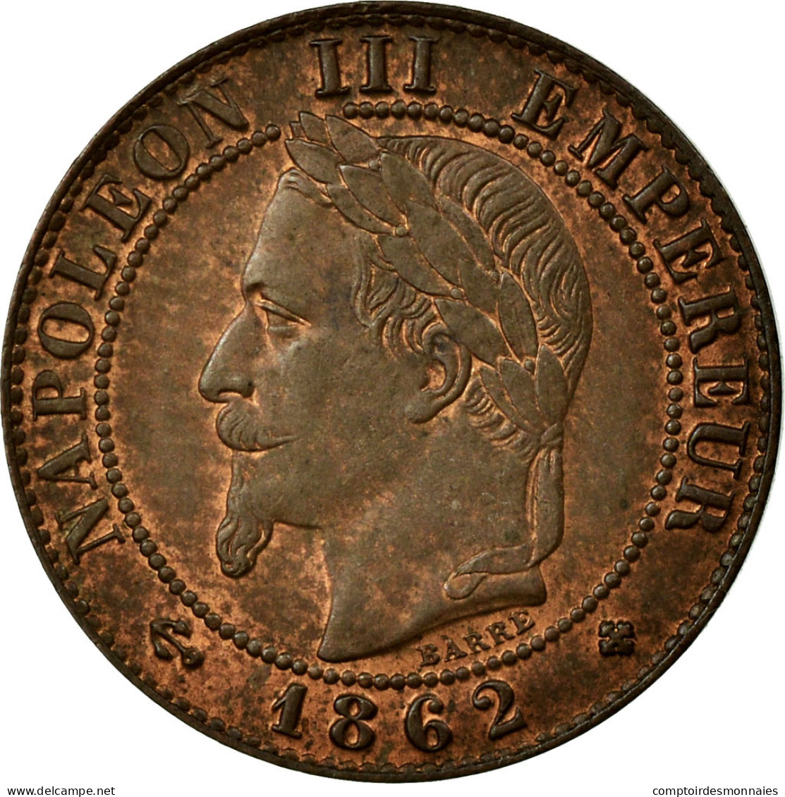 Monnaie, France, Napoleon III, Napoléon III, Centime, 1862, Strasbourg, SUP+ - A. 1 Centime