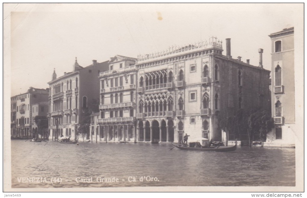 Italy Unused Postcard Venezia 44 Canal Grande - World