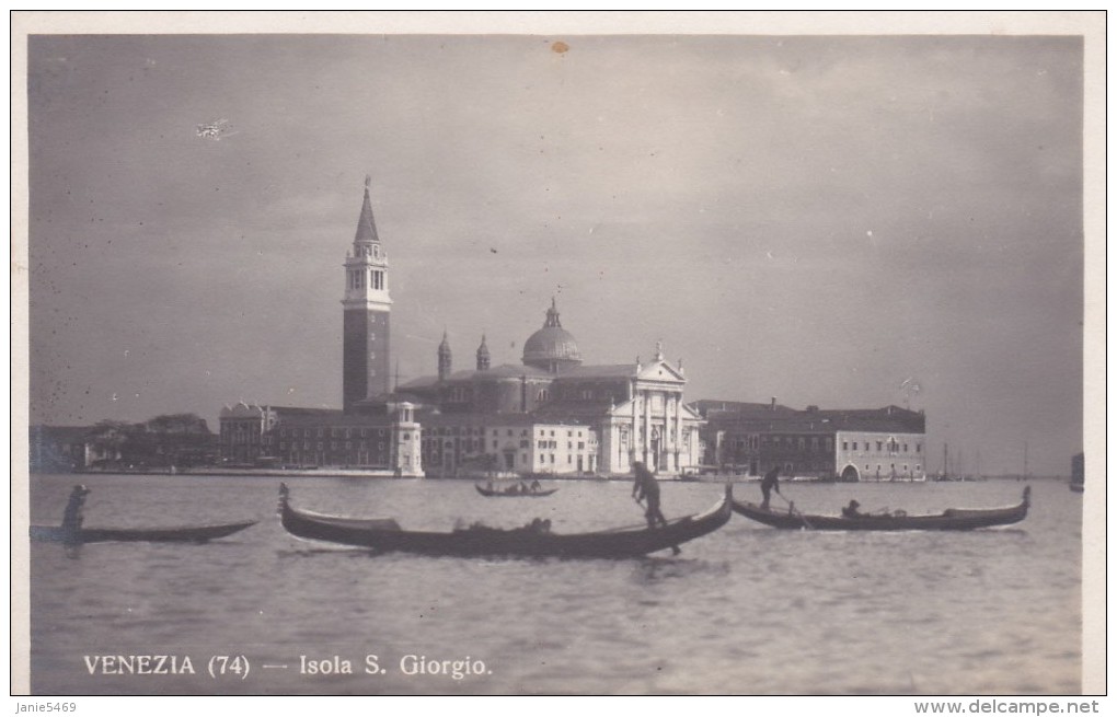 Italy Unused Postcard Venezia 74 Isola S.Giorgio - World