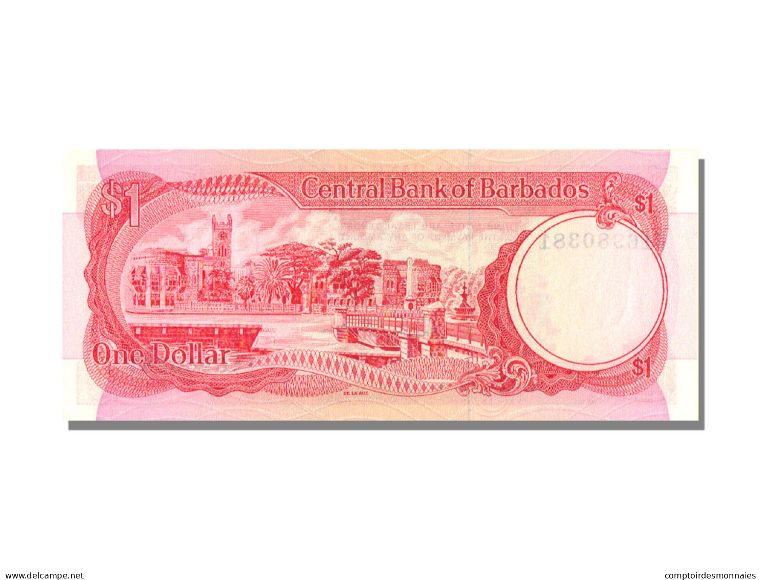 Billet, Barbados, 1 Dollar, KM:29a, NEUF - Barbados (Barbuda)