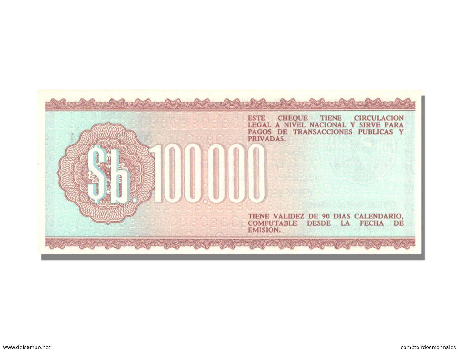Bolivie, 10,000 Pesos Bolivianos, 1984-06-05, NEUF - Bolivie