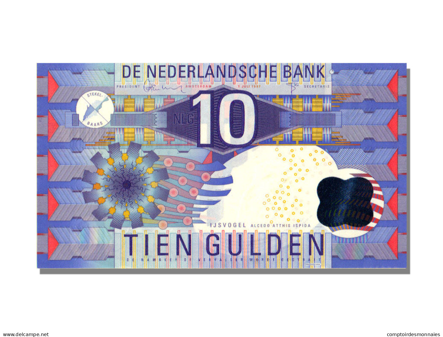 Billet, Pays-Bas, 10 Gulden, 1997, KM:99, NEUF - 10 Florín Holandés (gulden)