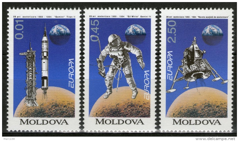 MOLDAVIE:  N°96/98 **    - Cote 10,50€ -   (Europa) - Moldavie