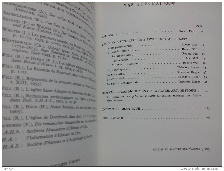 EGLISES ET SANCTUAIRES D ALSACE Mille Ans D Architecture Sacrée WILL RIEGER 1969 STRASBOURG Dernières Nouvelles - Alsace