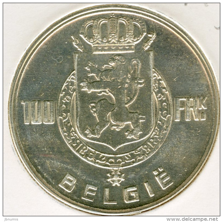 Belgique Belgium 100 Francs 1951 Flamand Argent KM 139.1 - 100 Francs