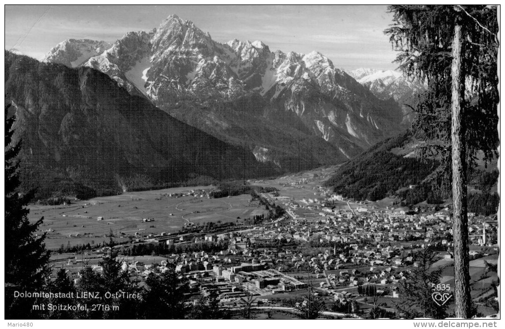 DOLOMITENSTADT  LIENZ  MIT  SPITZKOFEL       (VIAGGIATA) - Lienz