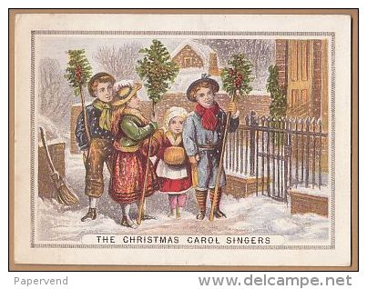 Victorian  Christmas Card Carol Singers Egc23 - Unclassified