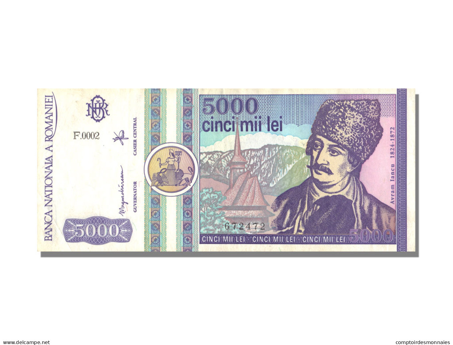 Billet, Roumanie, 5000 Lei, 1992, 1992-03-01, SPL - Rumänien