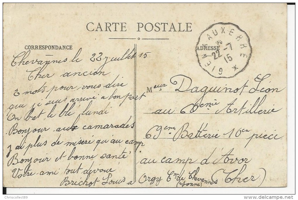 Carte Postale : Chevannes - L'Eglise Et Les Promenades - Chevannes
